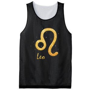 Leo Golden Sign Zodiac July August Birthday Mesh Reversible Basketball Jersey Tank