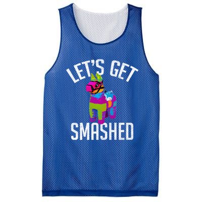 LetS Get Smashed Funny Pinata Ing Cool Gift Mesh Reversible Basketball Jersey Tank