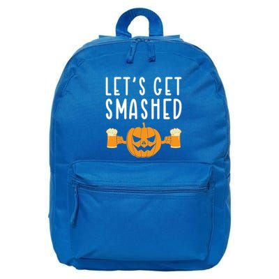 LetS Get Smashed Pumpkin Lover Halloween Ing Party Meaningful Gift 16 in Basic Backpack