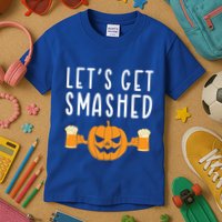 LetS Get Smashed Pumpkin Lover Halloween Ing Party Meaningful Gift Kids T-Shirt