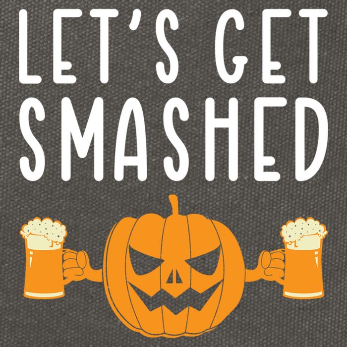 LetS Get Smashed Pumpkin Lover Halloween Ing Party Meaningful Gift Cotton Canvas Backpack
