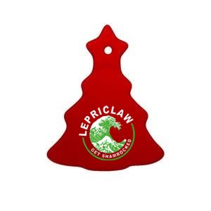 Lepriclaw Get Shamrocked Ing St Patrick's Day Great Gift Ceramic Tree Ornament