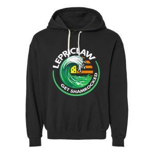 Lepriclaw Get Shamrockedfunny Giftt Patricks Day Irish Ing Fun Gift Garment-Dyed Fleece Hoodie