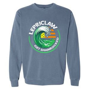 Lepriclaw Get Shamrockedfunny Giftt Patricks Day Irish Ing Fun Gift Garment-Dyed Sweatshirt