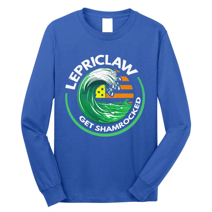 Lepriclaw Get Shamrockedfunny Giftt Patricks Day Irish Ing Fun Gift Long Sleeve Shirt