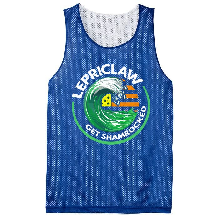 Lepriclaw Get Shamrockedfunny Giftt Patricks Day Irish Ing Fun Gift Mesh Reversible Basketball Jersey Tank