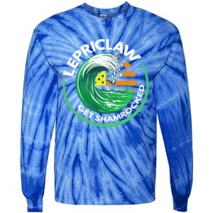 Lepriclaw Get Shamrockedfunny Giftt Patricks Day Irish Ing Fun Gift Tie-Dye Long Sleeve Shirt