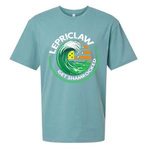 Lepriclaw Get Shamrockedfunny Giftt Patricks Day Irish Ing Fun Gift Sueded Cloud Jersey T-Shirt