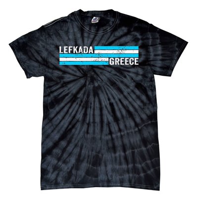 Lefkada Greece Souvenir Tie-Dye T-Shirt