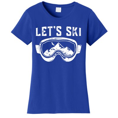 Lets Go Skiing Gift Women's T-Shirt