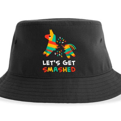 Let's Get Smashed Pinata Cinco De Mayo Sustainable Bucket Hat