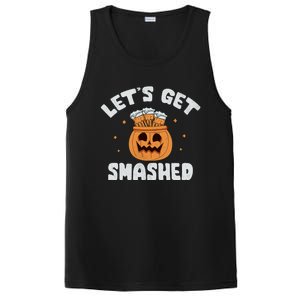 LetS Get Smashed Cool Carved Pumpkin Beer Halloween Cute Gift PosiCharge Competitor Tank