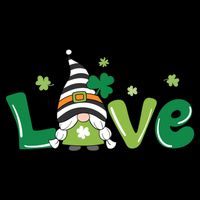 Love Gnome St Patrick's Day Holiday Backpack