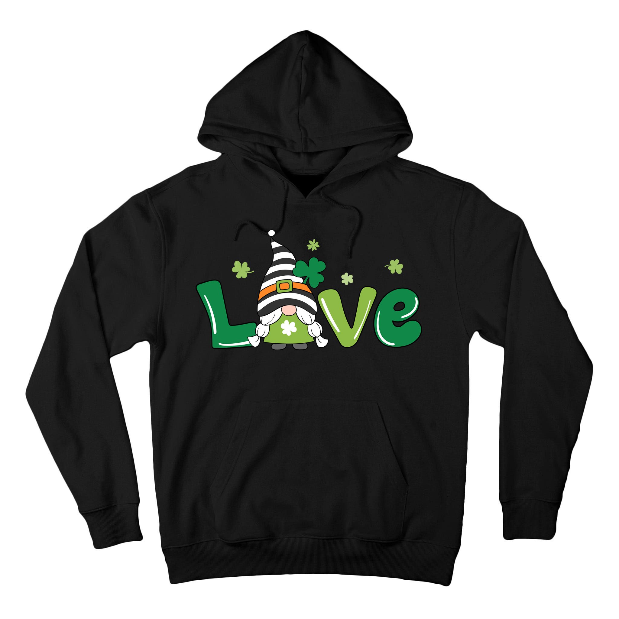 Love Gnome St Patrick's Day Holiday Tall Hoodie