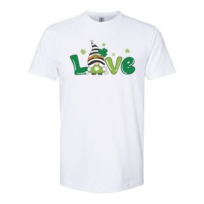 Love Gnome St Patrick's Day Holiday Softstyle® CVC T-Shirt