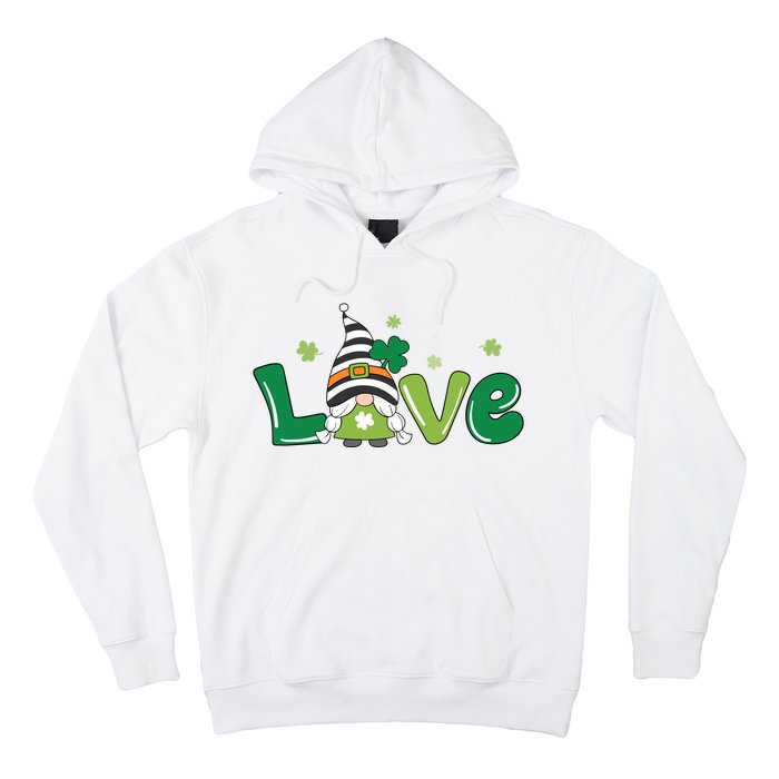 Love Gnome St Patrick's Day Holiday Hoodie