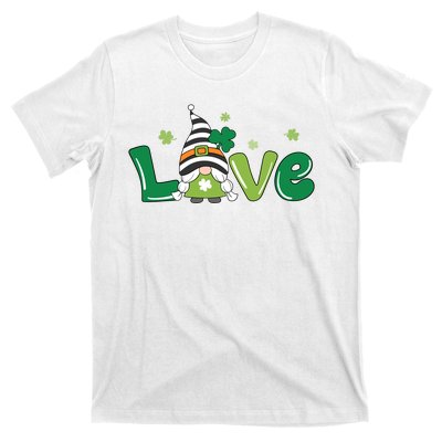 Love Gnome St Patrick's Day Holiday T-Shirt