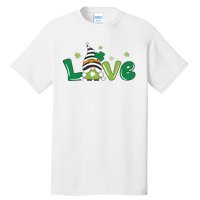 Love Gnome St Patrick's Day Holiday Tall T-Shirt