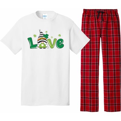 Love Gnome St Patrick's Day Holiday Pajama Set