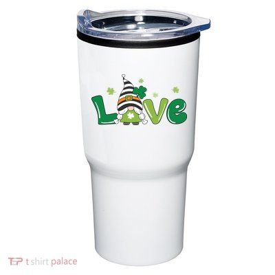 Love Gnome St Patrick's Day Holiday Tumbler