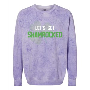 Lets Get Shamrocked | Irish Saint PatrickS Day Colorblast Crewneck Sweatshirt