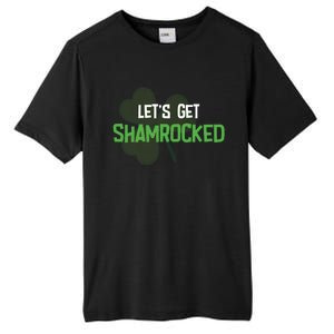 Lets Get Shamrocked | Irish Saint PatrickS Day Tall Fusion ChromaSoft Performance T-Shirt