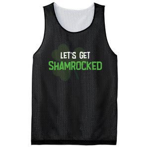 Lets Get Shamrocked | Irish Saint PatrickS Day Mesh Reversible Basketball Jersey Tank