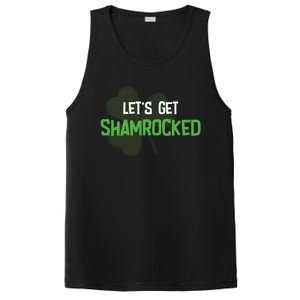 Lets Get Shamrocked | Irish Saint PatrickS Day PosiCharge Competitor Tank