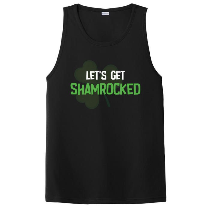 Lets Get Shamrocked | Irish Saint PatrickS Day PosiCharge Competitor Tank