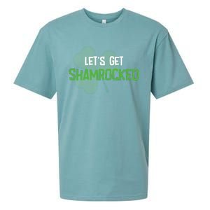 Lets Get Shamrocked | Irish Saint PatrickS Day Sueded Cloud Jersey T-Shirt