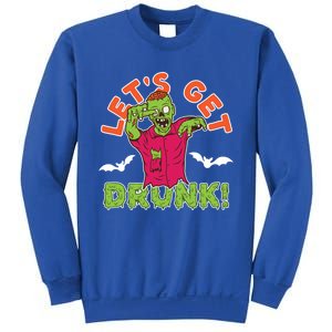 LetS Get Smashed Zombie Halloween Beer Oktoberfest Cute Gift Sweatshirt