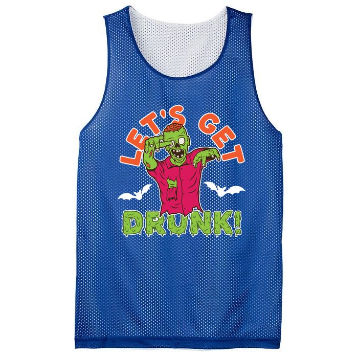 LetS Get Smashed Zombie Halloween Beer Oktoberfest Cute Gift Mesh Reversible Basketball Jersey Tank