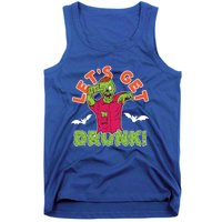 LetS Get Smashed Zombie Halloween Beer Oktoberfest Cute Gift Tank Top