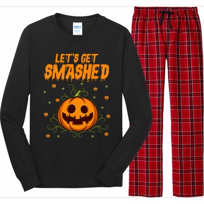 Let’S Get Smashed Funny Gift Long Sleeve Pajama Set