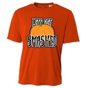 Let’S Get Smashed! Happy Halloween Pumpkin Costume Great Gift Cooling Performance Crew T-Shirt