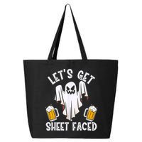 Lets Get Sheet Faced Boo Beer Halloween 25L Jumbo Tote