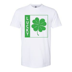 Lucky Green Shamrock St Patricks Day Softstyle CVC T-Shirt