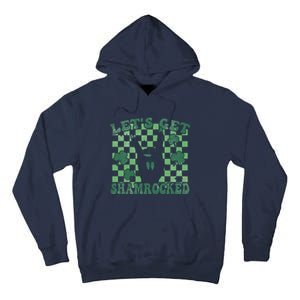 Let's Get Shamrocked Retro Clover Saint Patrick's Day Tall Hoodie