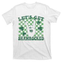 Let's Get Shamrocked Retro Clover Saint Patrick's Day T-Shirt