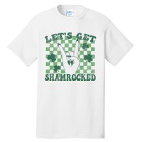 Let's Get Shamrocked Retro Clover Saint Patrick's Day Tall T-Shirt