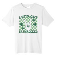 Let's Get Shamrocked Retro Clover Saint Patrick's Day Tall Fusion ChromaSoft Performance T-Shirt