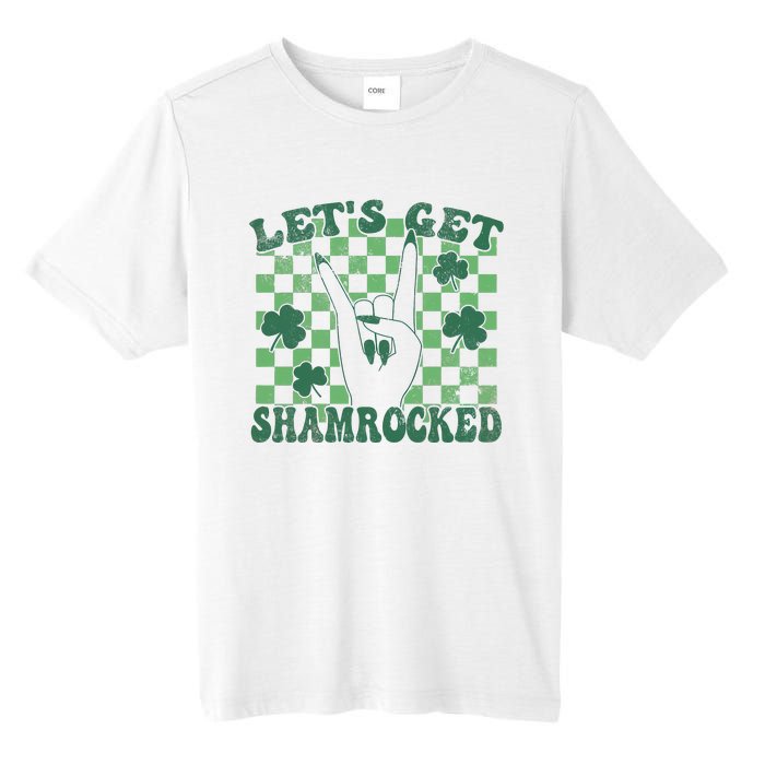 Let's Get Shamrocked Retro Clover Saint Patrick's Day Tall Fusion ChromaSoft Performance T-Shirt