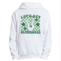 Let's Get Shamrocked Retro Clover Saint Patrick's Day Urban Pullover Hoodie