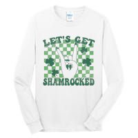 Let's Get Shamrocked Retro Clover Saint Patrick's Day Tall Long Sleeve T-Shirt