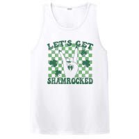 Let's Get Shamrocked Retro Clover Saint Patrick's Day PosiCharge Competitor Tank