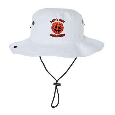 Lets Get Smashed Funny Pumpkin Basketball Halloween Cool Gift Legacy Cool Fit Booney Bucket Hat