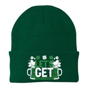 Lets Get Shamrocked Knit Cap Winter Beanie