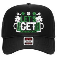 Lets Get Shamrocked High Crown Mesh Back Trucker Hat