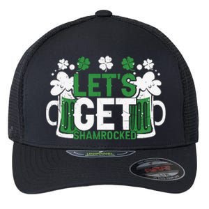 Lets Get Shamrocked Flexfit Unipanel Trucker Cap