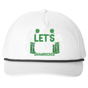 Lets Get Shamrocked Snapback Five-Panel Rope Hat